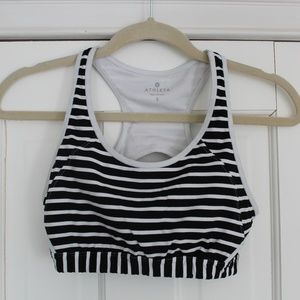 Athleta Hyper Stripe Double Dare Bra